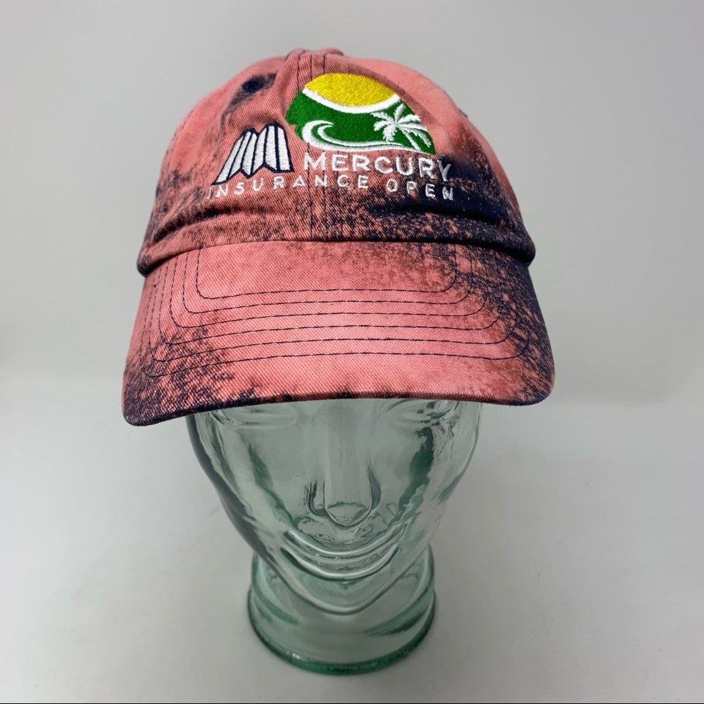 Mercury Insurance Open Bleached Baseball Hat